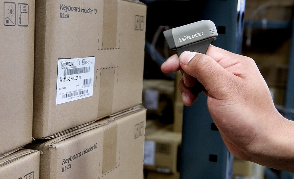 ASR-023B Wearable Finger 1D/2D Barcode Bluetooth Scanner